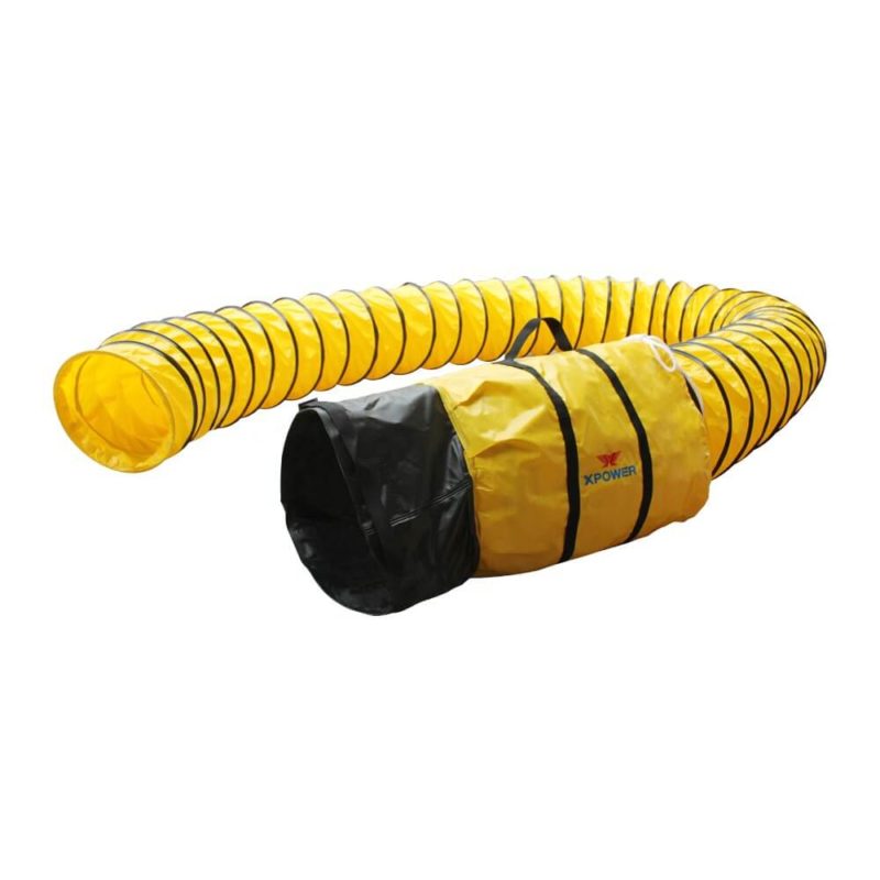 XPOWER 12DH25 Flexible 12" Diameter 25 Feet PVC Ducting Hose